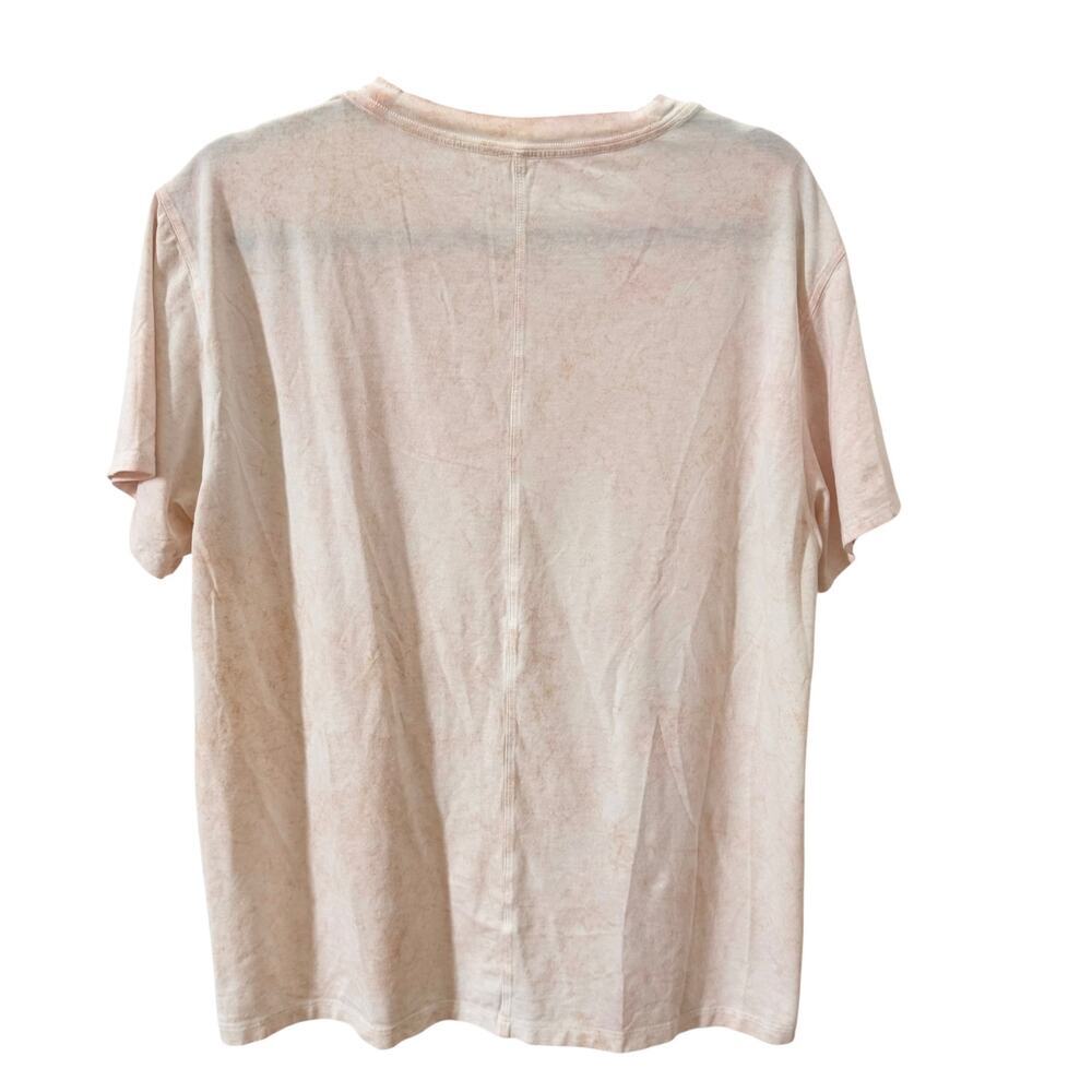 Lululemon All Yours Short Sleeve T-Shirt Cirrus Wash Lemon Strawberry Sz 8 - Picture 8 of 9